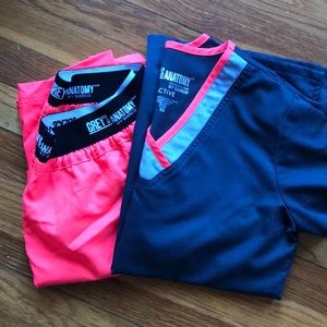 Greys Anatomy Scrub Set- Includes Top and Bottom